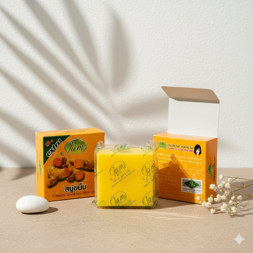 Thailand Jam Turmeric Soap – Natural Glow & Clear Skin