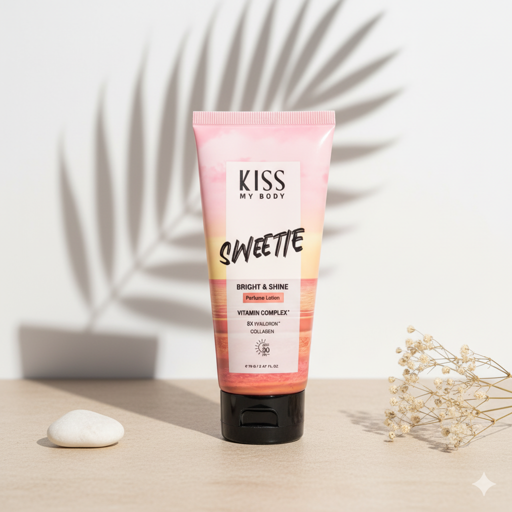 KISS MY BODY Bright Shine Perfume Lotion SPF30 PA+++ – Sweetie, 200g