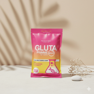 Precious Skin Gluta Primme Soap – Skin Brightening & Whitening Soap with Glutathione, Gentle Daily Cleanser for Face & Body, Nourishing, Hydrating & Moisturizing