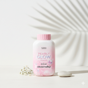 Sasi Pearly Glow Loose Powder – Pinky Glow Finish, Oil Control, Vitamin E & Tea Tree Oil (50g)