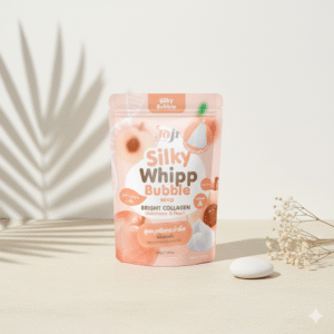 Joji Silky Whipp Bubble – Bright Collagen, Glutathione & Peach