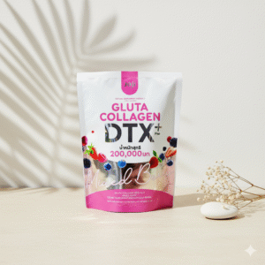 Goji Glow-Ta Collagen DTX Plus – Marine Collagen, Glutathione & DTX Complex – Mixed Berry Flavor