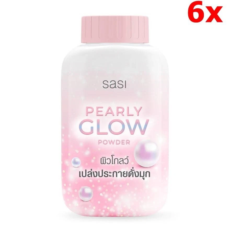 Sasi Pearly Glow Loose Powder – Pinky Glow Finish, Oil Control, Vitamin E & Tea Tree Oil (50g) - Image 2