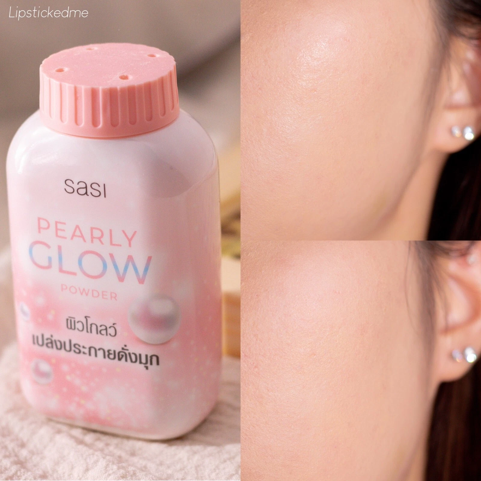 Sasi Pearly Glow Loose Powder – Pinky Glow Finish, Oil Control, Vitamin E & Tea Tree Oil (50g) - Image 4